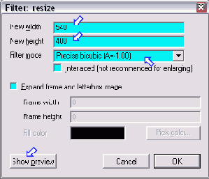 Resize